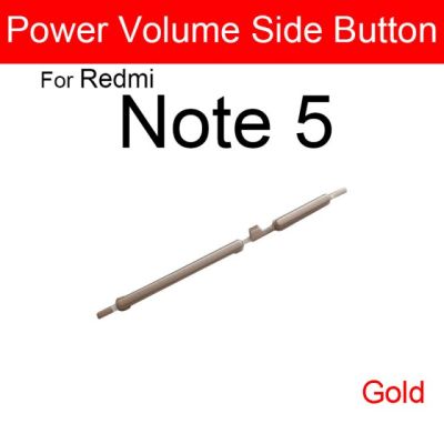 【❉HOT SALE❉】 anlei3 ปุ่มเปิดปิดไฟปุ่มปรับระดับเสียงสำหรับ Xiaomi Redmi Note 6 Pro Note 5 5a Prime Volume Amp; Power Sidekey ส่วนเปลี่ยนปุ่ม