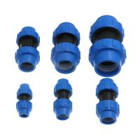 1pc HDPE Compression Coupler Plastic PP Thread Irrigation Pipe Quick Connector Micro Sprinkler Fittings Reducing Coupling PN16 Watering Systems  Garde