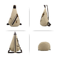 2021 New Waist Bag Fashion Mens Shoulder Crossbody Backpack Casual Canvas Chest Bag High Quality Waterproof Travel Bag XA735F