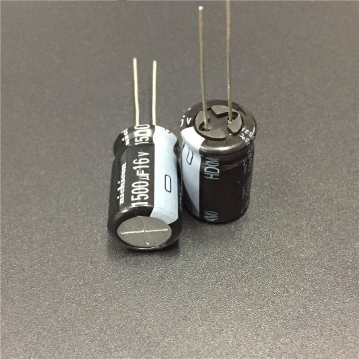 50pcs-1500uf-16v-nichicon-hd-series-12-5x20mm-super-low-impedance-16v1500uf-aluminum-electrolytic-capacitor