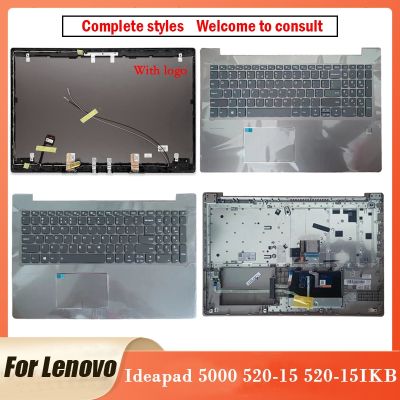 NEW Original For Lenovo Ideapad 520-15 520-15IKB Laptop LCD Back Cover Palmrest Upper Case Keyboard With fingerprint hole 520-15