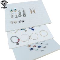 Jewelry Foam Tray Velvet DIY Jewelry Insert Linner Ring Earrings Necklace Display Case Bracelet Watch Organizer Box Holder 3Pcs