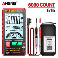 Aneng 616มัลติมิเตอร์แบบดิจิทัลอัจฉริยะ6000เครื่องแสดงผลเครื่องทดสอบตัวเก็บประจุปิดอัตโนมัติสำหรับโอห์มไดโอด Nvc Hz Ac/dc