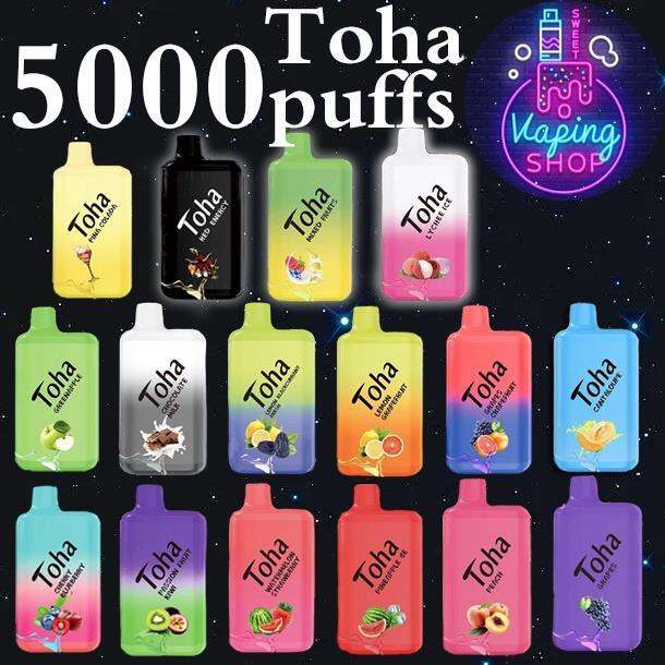 Toha 100 Disposable Vape Pod up to 5000 Rechargeable Leg00 Lazada PH