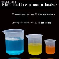 ✘  Science Laboratory Beaker Office Textbook Transparent Kitchen Plastic Measuring Cup Scale Capacity 50/100/150/250/500/1000ML