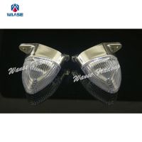 waase Motorcycle Rear Turn Signals Blinker Indicator Lens Clear For 2005 2006 KAWASAKI Ninja ZX 6R 6RR ZX6R ZX6RR ZX600 ZX636