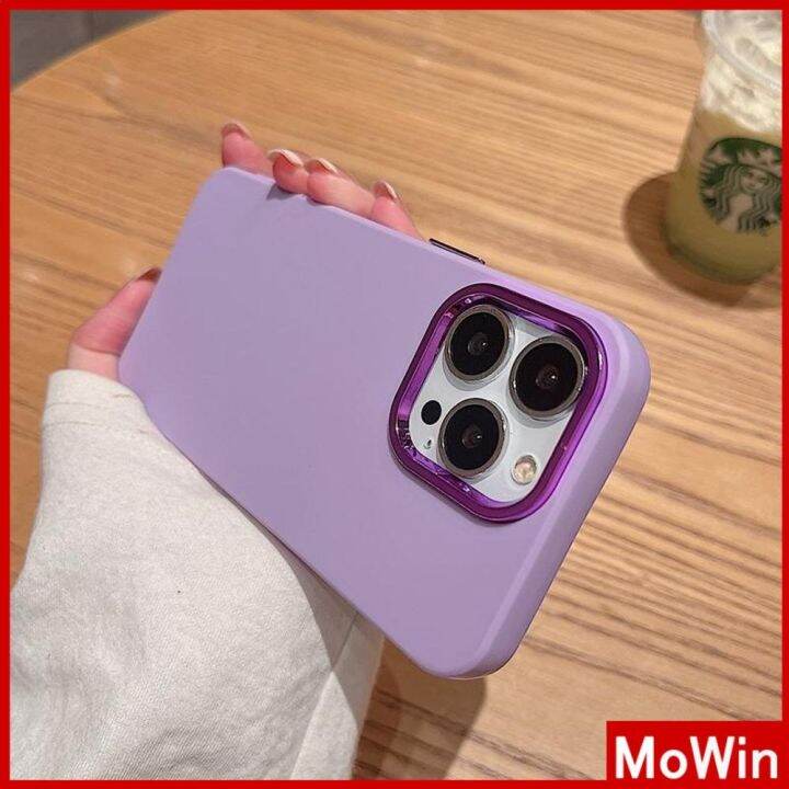 mowin-เข้ากันได้สำหรับ-เคสไอโฟน-เคสไอโฟน11-เคสโทรศัพท์-14-pro-max-เคส-iphone-หรูหราชุบปุ่มโลหะซิลิโคนนุ่มเคสกันกระแทกกล้องป้องกันของแข