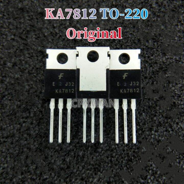 5pcs Original KA7812 TO-220 KA7812ETU TO220 Tri-Terminal Regulator ...