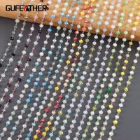 GUFEATHER C252 diy chain stainless steel plastic beads jewelry findings charms jewelry making diy bracelet necklace 1m/lot Beads