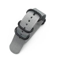 lipika Heavy Duty Nylon Watchband Strap 18mm 20mm 22mm 24mm Watch Band Zulu Strap Stainless Steel Ring Buckle for Canvas Army