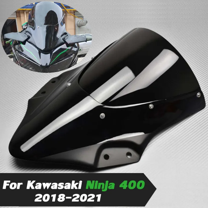 Ninja 400 Windscreen Windshield Visor Viser Wind Deflector For Kawasaki ...