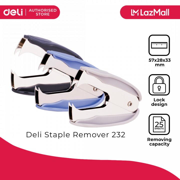 Deli Staple Remover (1PC) 232 [7525232] Lazada PH