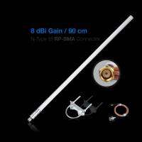 (ของอยู่ไทย) เสาอากาศ 8 dBi Fiber glass Antenna Rak wireless : US915 ใช้ในไทย พร้อมส่ง