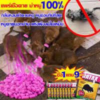 ?ฆ่าหนู100%?ยาเบื่อหนู ซื้อ1แถม9 สูตรเข้มข้น เหยื่อกำจัดหนู กลิ่นหอมยั่วยวนหนู หนูชอบกินที่สุด ยากำจัดหนู แรง ๆ แพร่เชื้อตาย ยาฆ่าหนู ไร้พิษ ไร้กลิ่น ปลอดภัยรักษาสิ่งแวดล้อม ยาเบื่อ หนูแห้ง หนูแห้งตายข้างนอกไม่เหม็น กำจัดหนู ใน บ้าน