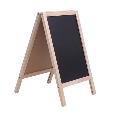 Chalkboard Stand Blackboard Whiteboard Easel Signs Sign Sided Double Restaurant Standing Message Table Free Tag Price Up Kids