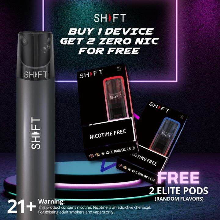 PROMO! SHFT ELITE DEVICE AND 2 PODS! (message us your preferred pods