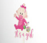 Baby Shower Decorations Elephant Theme Cupcake Topper Gender Reveal Cupcake Topper Gender Reveal Cupcake Toppers