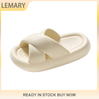 Lemary Comfort ด้านล่างหนากันลื่น,พื้นเป็นคู่นุ่มพิเศษสำหรับใช้ในบ้านห้องน้ำรองเท้าแตะขนมปัง