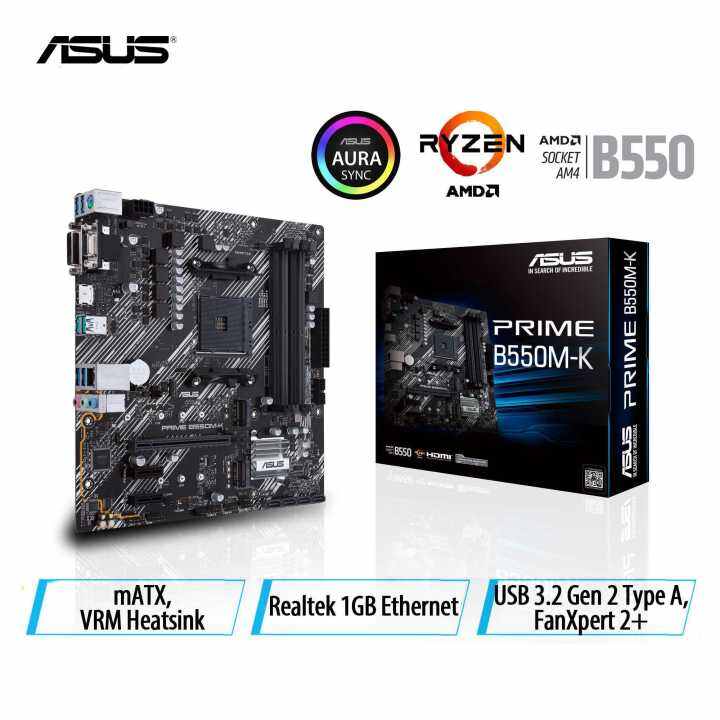 ASUS Prime B550MK AMD B550 Ryzen AM4 Motherboard Lazada