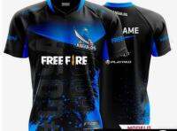 Free Fire Mesh dri fit  ANGULOS E-SPORTS 3D tshirt - Free custom name