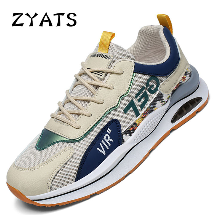 zyats-รองเท้าวิ่งผ้าตาข่ายเสื้อผ้าผู้ชายกันลื่นรองเท้ากีฬาแฟชั่นใหม่