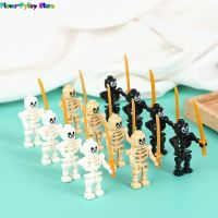 ▲ 4pcs/set Skeleton Soldier (Straight Arms / Swivel Arms) Solid Figure Building Block For Children Kids 2022