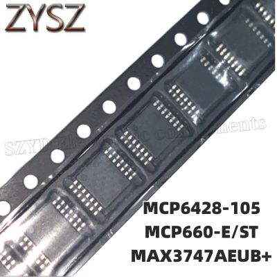 1PCS  TSSOP14-MCP6428-105 MCP660-E/ST   TSSOP10-MAX3747AEUB+ Electronic components