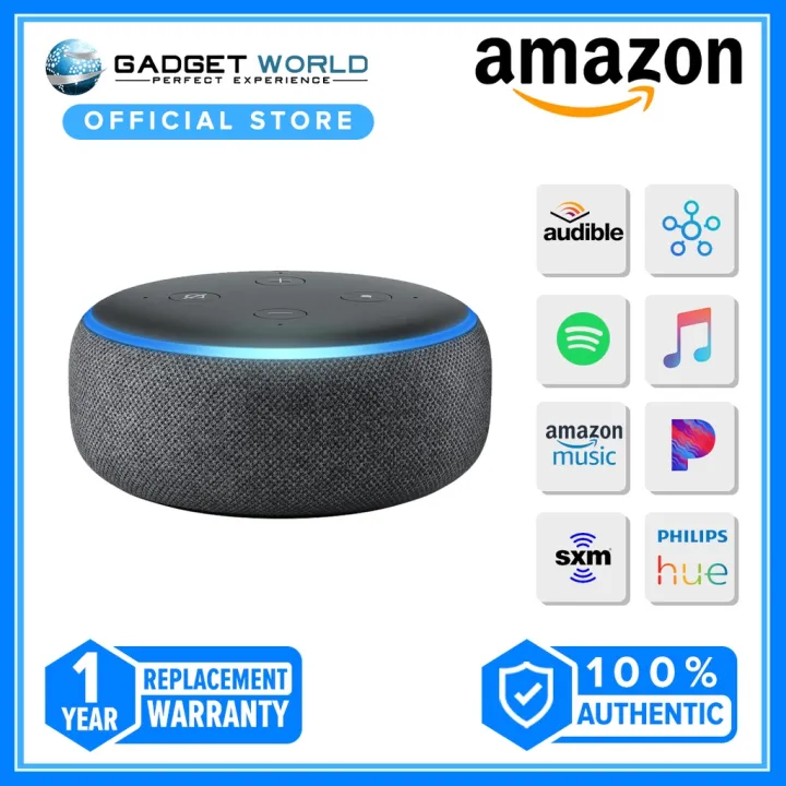 Amazon Echo Dot (3rd Gen) - Smart Speaker With Alexa - Charcoal | Lazada PH