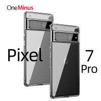 หรูหราสำหรับ Pixel 7 Pro Case กันกระแทกใสใสฮาร์ดกลับ TPU กรอบเชลล์สำหรับ Pixel7ถุงลมนิรภัยป้องกัน