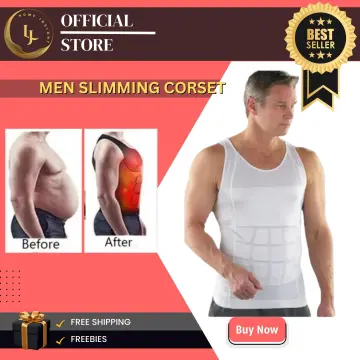 Men Gynecomastia Shaper Slimming Chest Corset Compression Body