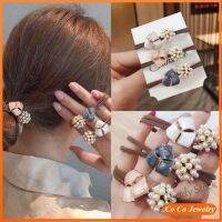 【Ready Stock】 ┅ C18 COCOJEWELRY Simple Temperament Hair Rope Hair Ring 2021 New Pearl Tie Head Rubber Band