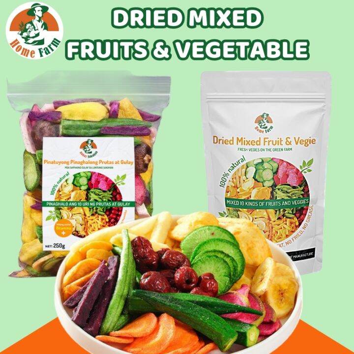 Hot Bpdh J Homefarm Dried Mixed Fruits And Veggies Snacks Ccrisp Mixed