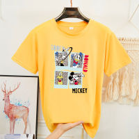 BK-205*เสื้อยืดแขนสั้นพร้อมส่ง 8สี ลายการ์ตูน ขายดีตามเทรนต์ ลายน่ารัก สีสันสดใส่น่ารัก ใส่ได้ทั้งหญิงและชาย (S-3XL) **ปลีก-ส่ง***