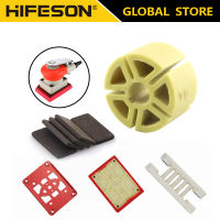 HIFESON เครื่องขัดกระดาษทรายนิวเมติกขนาด5นิ้ว70*100มม. อุปกรณ์เสริมเครื่องขัดทรายลมเครื่องขัดใบมีดพลาสติกใบพัดสำหรับซ่อมเครื่องมือเปลี่ยนอุปกรณ์เสริมสำหรับรุ่น812