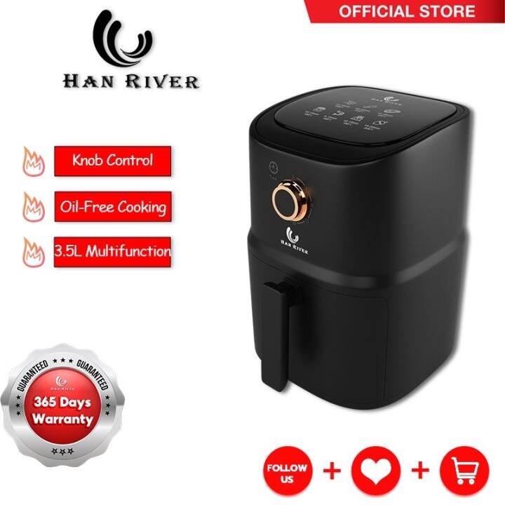 HAN RIVER Air Fryer 3.5L Multi-functional Oil-free Healthy Cooking ...