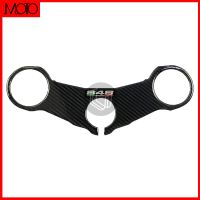 【Big-Sales】 3D Carbon-Look Top Triple Clamp Yoke Defender Case Top Link สติกเกอร์รูปลอกสำหรับ DUCATI 848