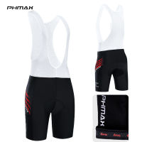 PHMAX Cycling Shorts Summer MTB Racing Road Bike Cycling Tights Breathable Splicing Fabric Bicycle Bib Shorts With 5D Gel Pad