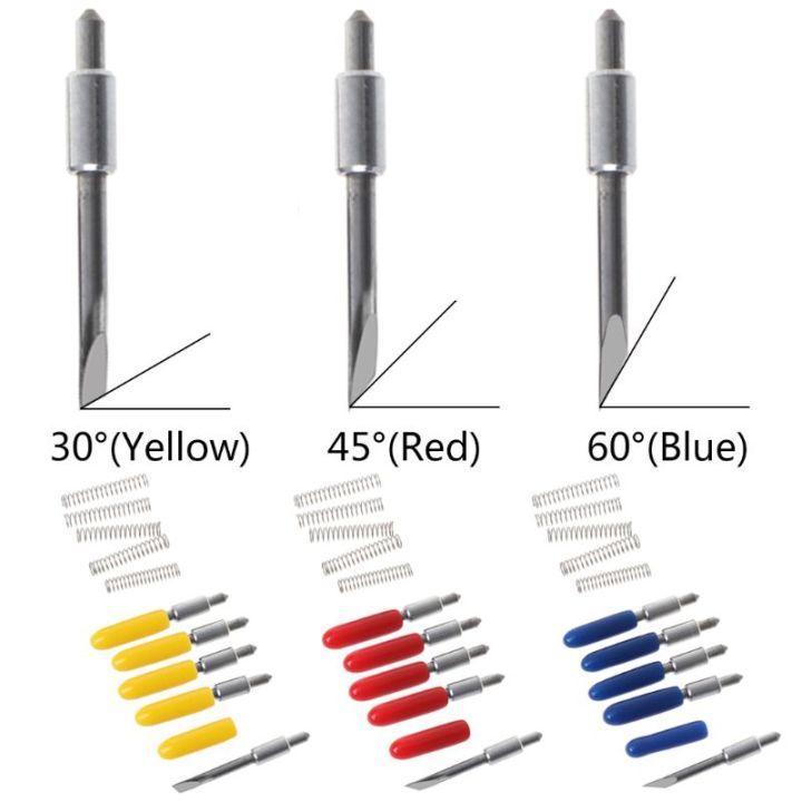 5pcs-30-45-60-ตัดไวนิล-plotter-ใบมีดสำหรับ-graphtec-cb15u-เครื่องตัดไวนิล