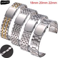 18mm 22mm 20mm Stainless Steel Strap for Samsung Galaxy Watch 3 45mm 46mm Active 2 S3 Band for Huawei GT2/3 Amazfit Bip Bracelet