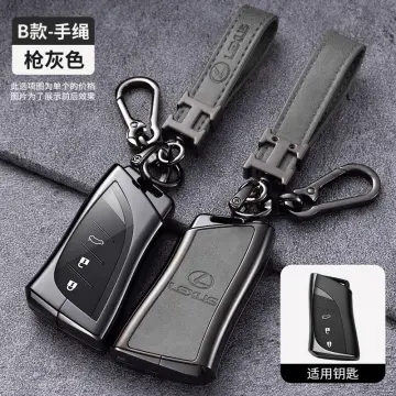 For Lexus IS ES NX RX GS LX RC TPU Car Key Cover Case Holder Accessories  Silver