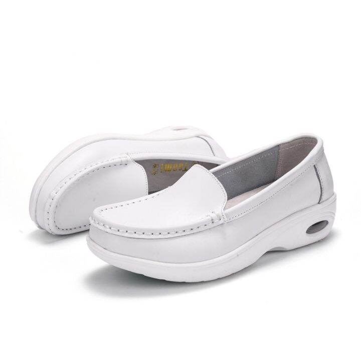 ielgy-size-36-40-white-nurse-shoes-for-women-slope-with-non-slip-korean-air-cushion-shake-shoes