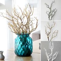 【DT】 hot  35cm DIY Dry Artificial Fake Foliage Plants Simulation Branch Tree Branch House Indoor Art Home Decoration Vase