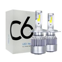 2PCs ไฟ LED H1 H4ไฟหน้า LED 9-36V 36W ไฟหน้าอัตโนมัติ6000K รถ LED Light H3 H7 H11 9004 9006หลอดไฟ3800LM