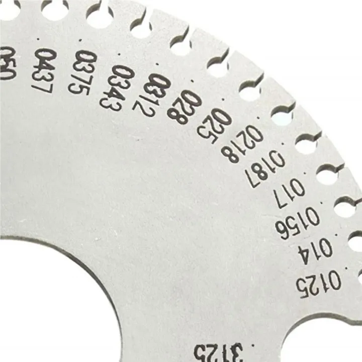 Ruler Diameter Gauge Stainless Steel Wire Gauge Diameter 0 36 Round Ruler Diameter Gauge Stainless Steel Wire Gauge Diameter 0 36 Round