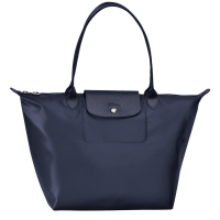 L1899578556-navy ฝรั่งเศสกระเป๋ากันน้ำหนาผู้หญิง Longchamp สีฟ้าทำด้วยมือไนลอนไหล่ Néo กระเป๋ายอดนิยมกระเป๋าถือยาวขนาดใหญ่