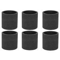 6 Pack 90585 Foam Sleeve VF2001 Foam Filters Vacuum Cleaner Foam Filter Foam Filter for Shop Vac Wet Dry Vacuum Cleaner Replace Parts 9058500