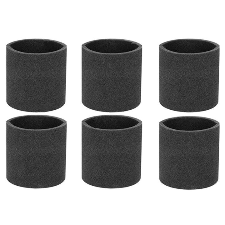 6 Pack 90585 Foam Sleeve VF2001 Foam Filters Vacuum Cleaner Foam Filter Foam Filter for Shop Vac