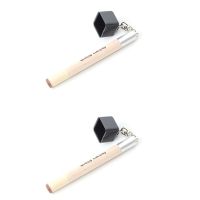 2X 2 in 1 Pocket Chalk Holder Prep Stick Billiard Snooker Pool Cue Tip Pricker Tool