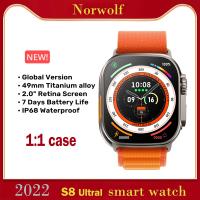 ZZOOI 49mm Ultra Smart Watch Series 8 Men Women IWO Smartwatch NFC Waterproof Sports Bluetooth Call Custom Wallpaper for Android ios