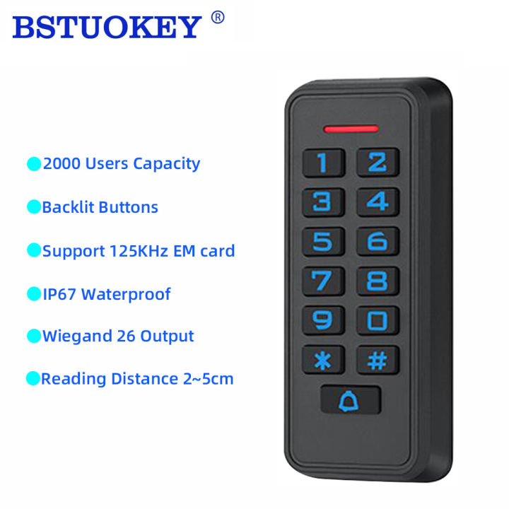 backlit-keypad-pas-access-controller-reader-กันน้ำ2000ผู้ใช้125khz-id-card-reader-wiegand-26-door-access-control